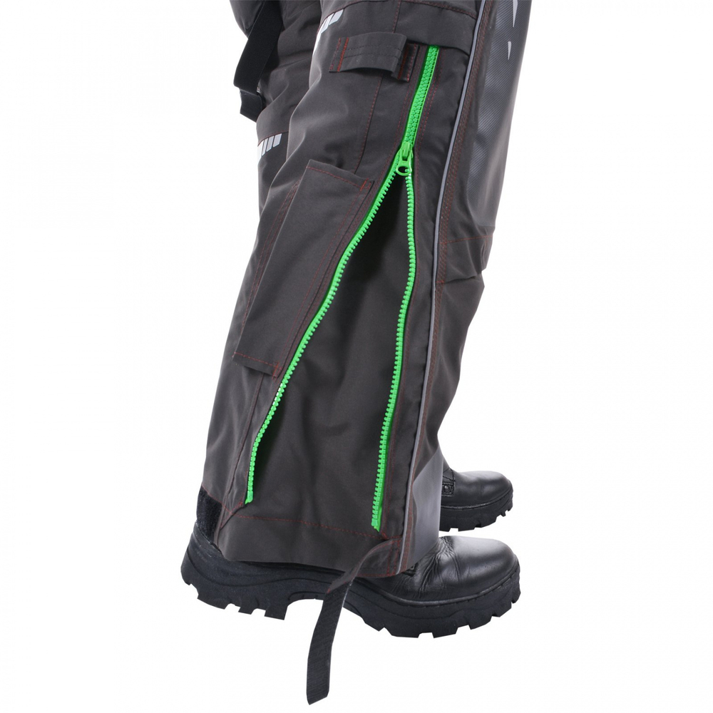 Зимний мужской костюм-поплавок ХСН Rescuer V NEW -45 (Hardguard) Бирюза (Зеленые молнии)