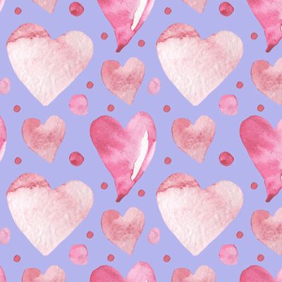 Бесшовный принт ко дню святого валентина