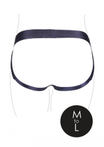 Трусики с вибропулей OUCH! Vibrating Strap-On Panty Harness With Open Back- M/L