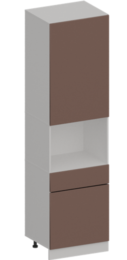 Кухня Модуль ШП1Я 600М Ликата / Пудрово-розовый