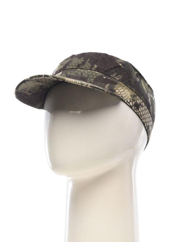 Кепи Охотника летнее ткань Смесовая цвет Зеленый питон