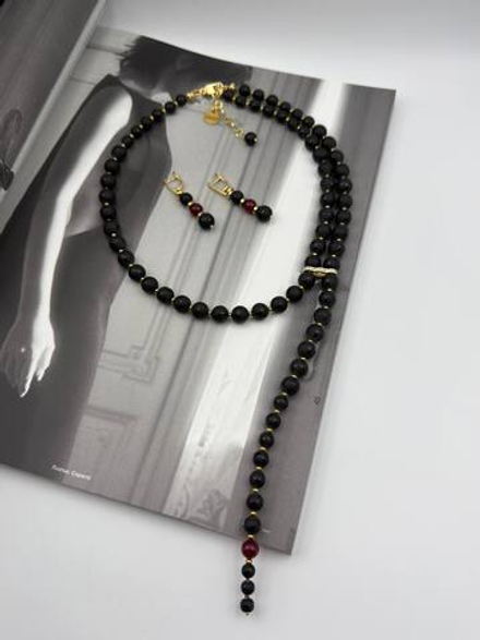 Серьги "Эйва" на золотой застежке