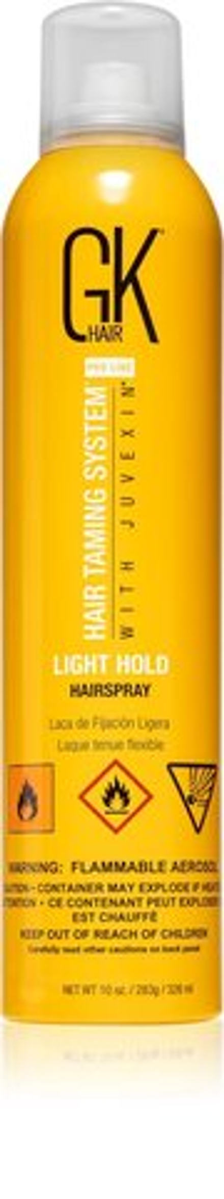 GK Hair Light Hold Hairspray - Лак для волос средней фиксации для длительного эффекта фиксации /   320  ml  / GTIN 815401012602