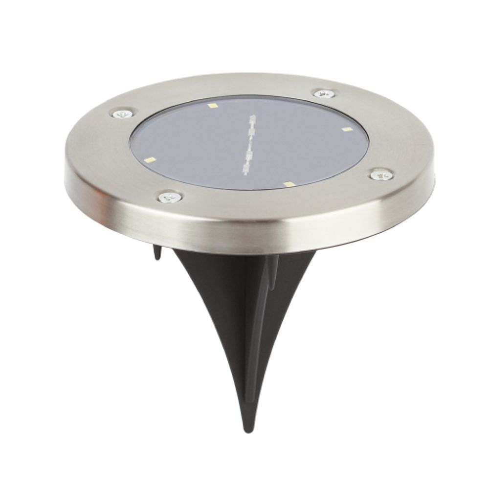 Светильник уличный ЭРА ERAST040-08 на солнечной батарее садовый сталь пластик 13 см