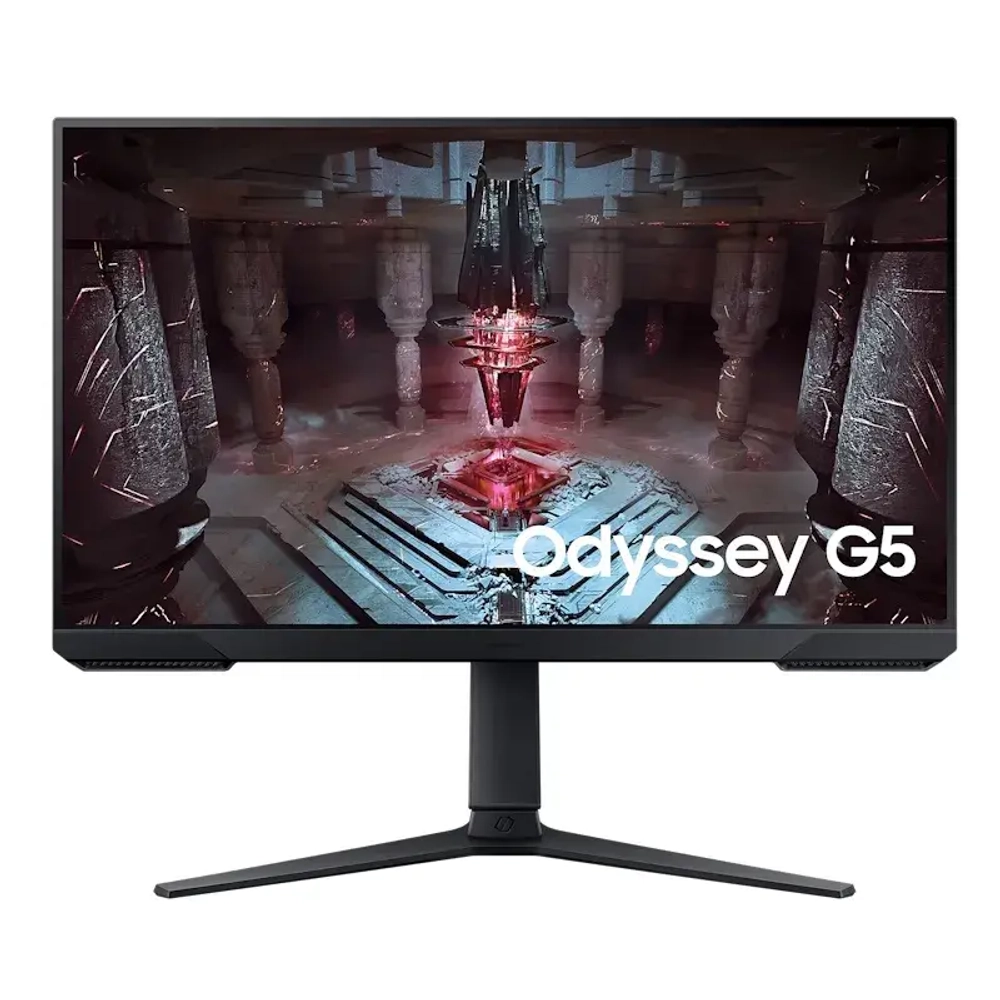 Игровой монитор Odyssey G5 27" SAMSUNG LS27CG510EIXCI VA 2560x1440 165Hz 1мс 300кд/м2 3000:1 2xHDMI 1xDP 178°(Г)/178°(В), Регулируемая по высоте подставка 120мм, Поворот Экрана, Черный с Подсветкой