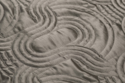 Покрывало 260х260 Garda Decor Euphoria Аморе бежевое со стежкой