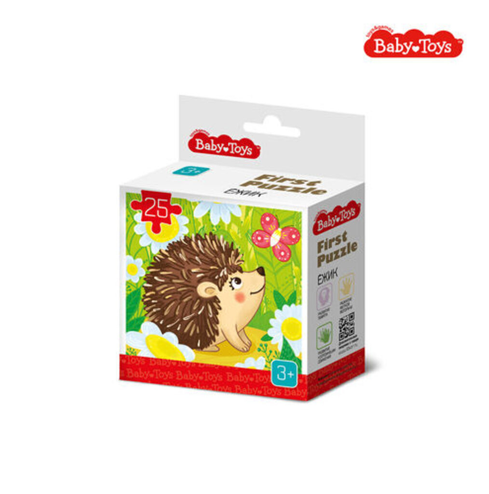 Пазлы 25 элементов Baby Toys "Ёжик"