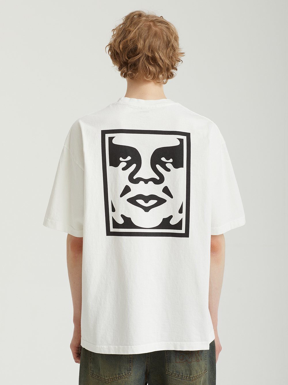 Мужская Футболка Obey Bold Icon Face
