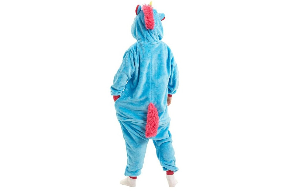 Кигуруми для детей FunFur Единорог Пегас Голубой S