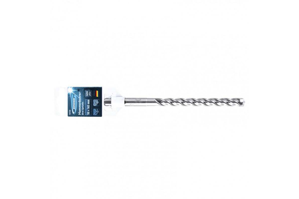 Бур по бетону DREI SPITZEN, 10 x 165 мм, SDS PLUS, серый