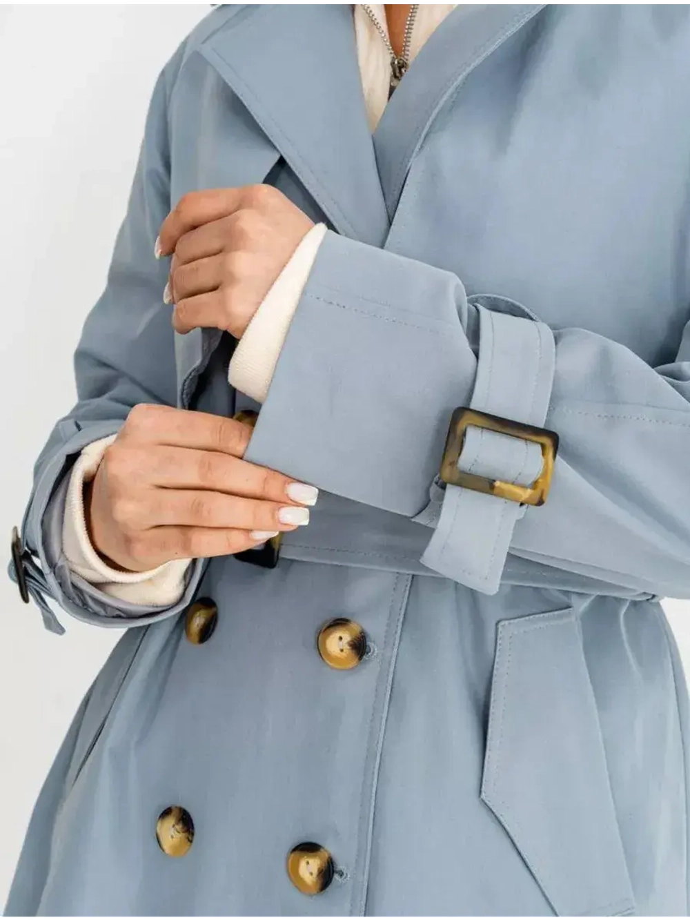 Тренч длинный оверсайз плащ