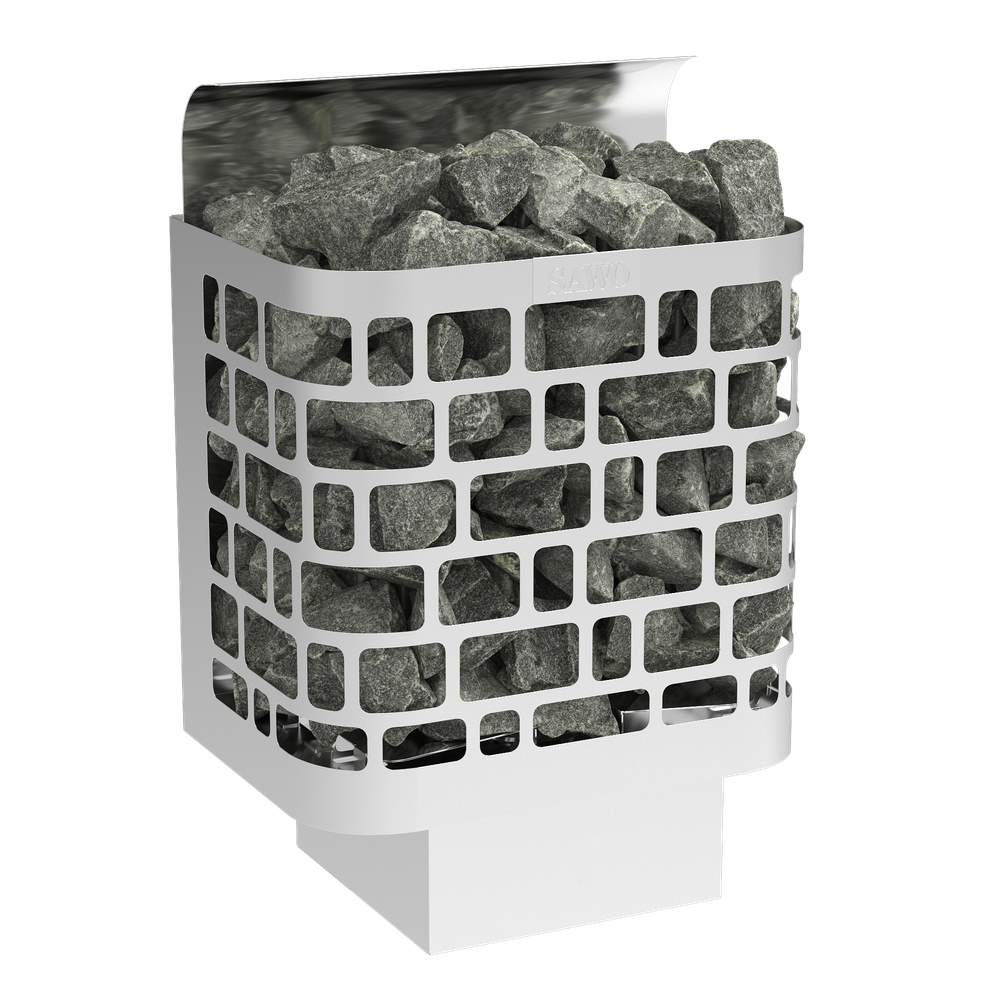 SAWO Электрическая печь Krios настенная, 6,0 кВт, нерж. сталь, артикул KRI-60NS-P, выносной пульт (пульт и блок мощности докупаются отдельно)