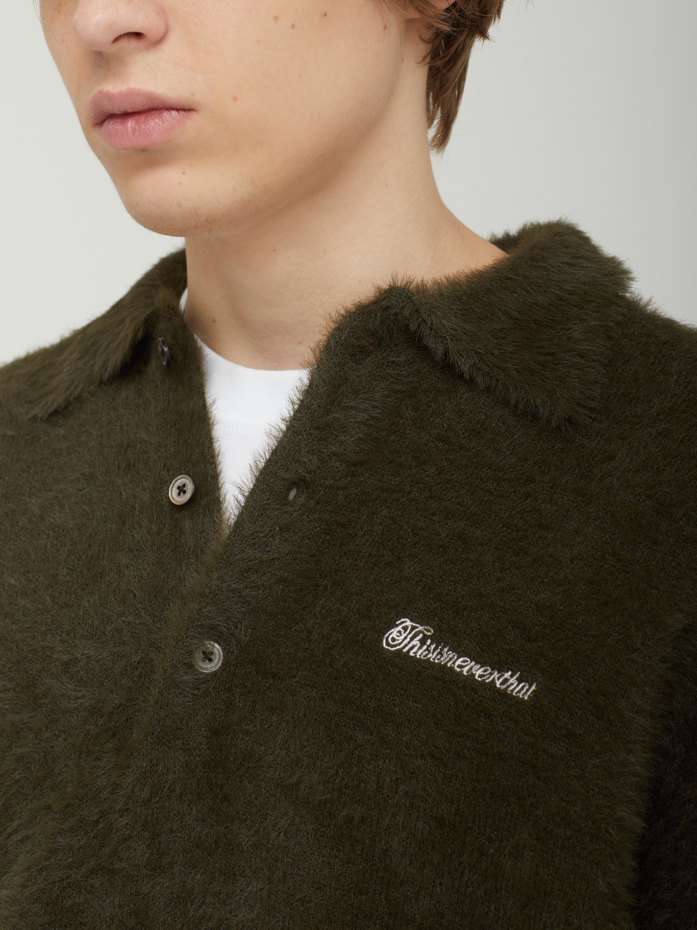 Мужской Свитер Sct-logo Shaggy Knit
