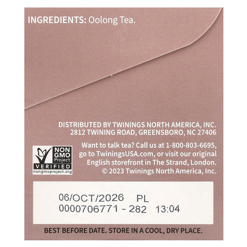 Twinings, Origins, китайский чай Улун, 20 чайных пакетиков, 1,41 унции (40 г)