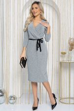 Платье Звезда вечера (серебро) П12144 LT Collection (Акция)