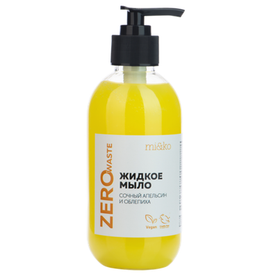 MI&KO Жидкое мыло Сочный апельсин и облепиха, 300 мл