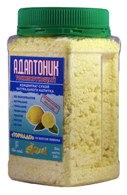 Адаптоник "Торнадо" (лимон) в ПЭТ-банке 330 г
