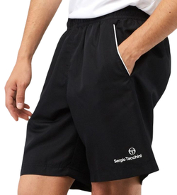 Мужские шорты теннисные Sergio Tacchini Rob Short - black/white