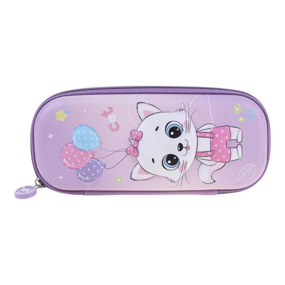 Пенал 3Д "Кошечки" розовый