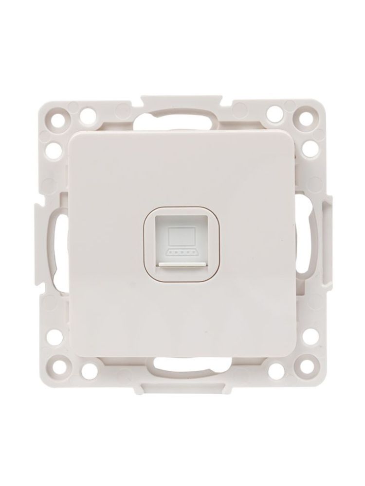 Механизм розетки RJ-45 EKF Стокгольм 1 EYK01-035-10 x 12 шт