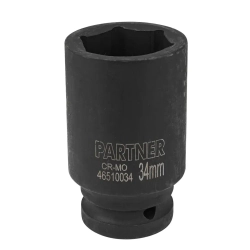 Головка ударная глубокая 34мм (6гр),3/4'' Partner PA-46510034