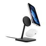 Зарядная станция MagSafe Twelve South HiRise 2 Deluxe для iPhone и AirPods (Qi2) Беспроводная зарядка: Qi 15 Вт, Qi 5 Вт. Проводная зарядка: нет. Сертификация Qi2. Отсутствует LED-индикация