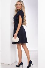 Платье "Бритни" НЬЮ (темно-синее) П8379 LT Collection