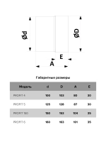 Вентилятор 125 ERA PROFIT 5 SB D125 осевой канальный приточно-вытяжной