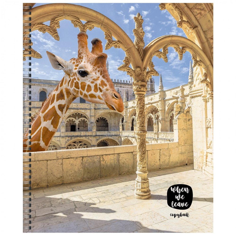 Тетрадь 48л., А5, клетка, Канц-Эксмо "В городе!", гребень, мелованный картон, твин.лак, 5 дизайнов