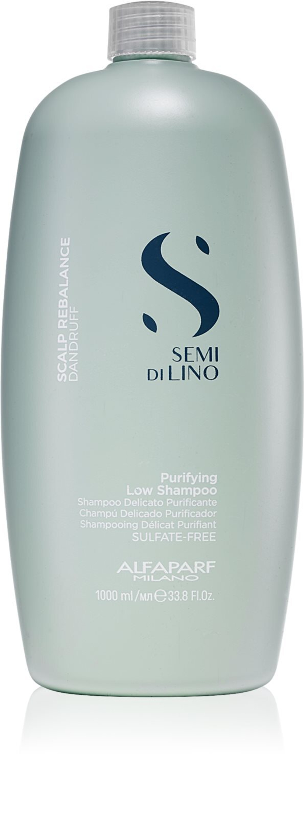 Alfaparf Milano Semi Di Lino Scalp Rebalance - мягкий очищающий шампунь против перхоти /   1000  ml  / GTIN 8022297095905