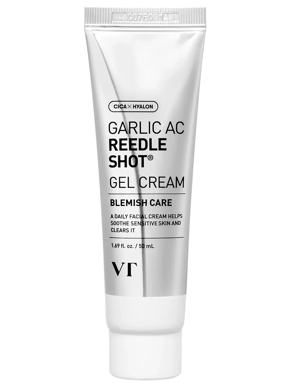 VT Cosmetics Противовоспалительный гель-крем с экзосомами чеснока и микроиглами Garlic AC Reedle Shot Gel Cream 50 мл