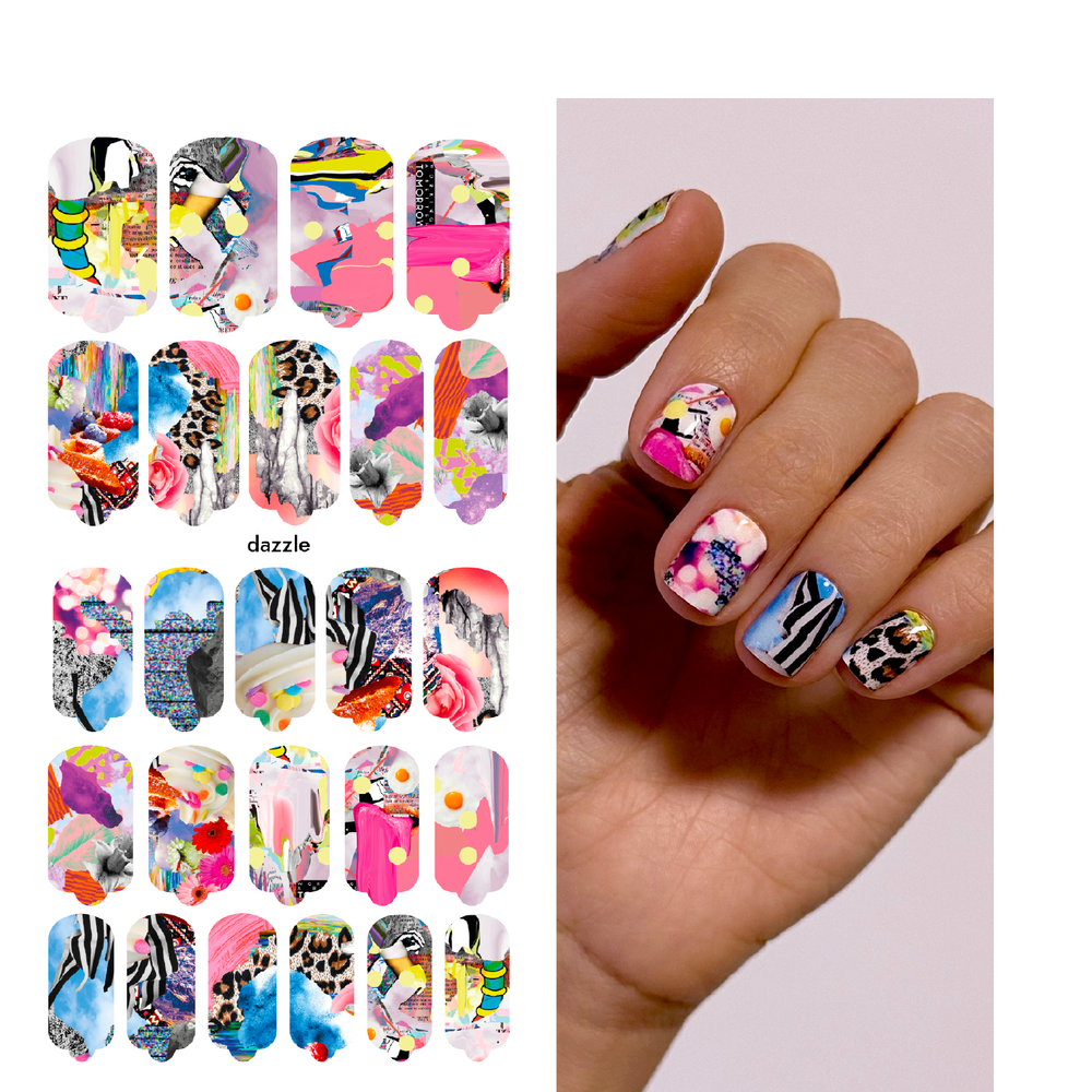 Плёнки для маникюра by provocative nails dazzle