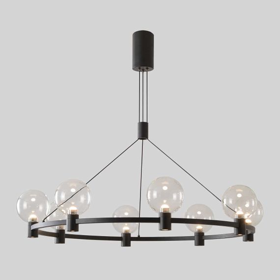 Люстра Crystal Lux DUET SP56W LED BLACK