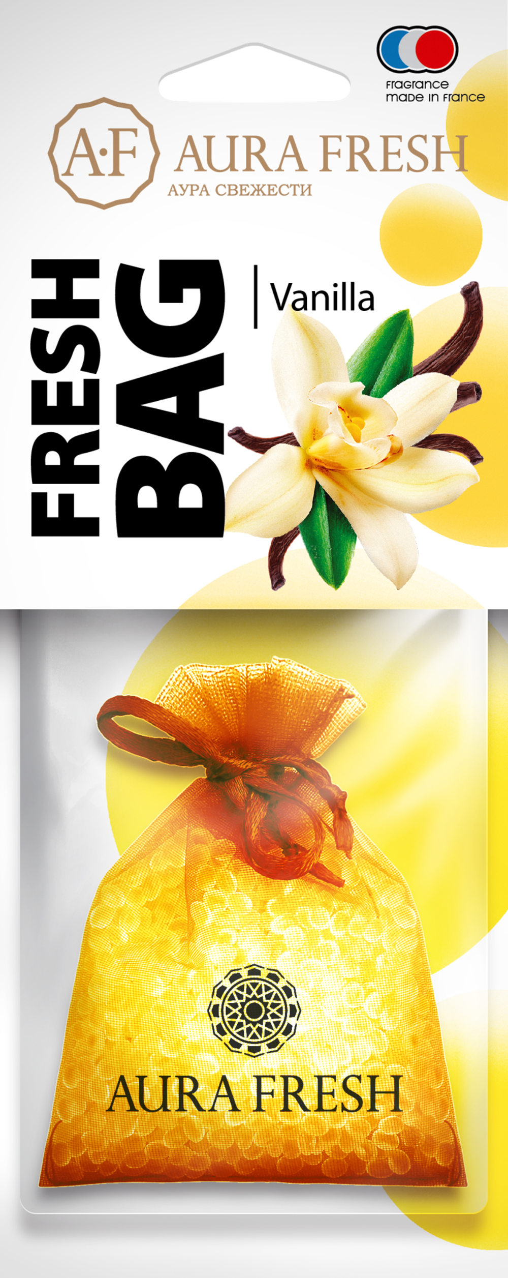 Аром-р AURA FRESH FRESH BAG VANILLA  Ароматизатор воздуха мешочек