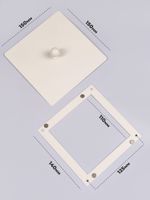 Люк Ревизионный с ручкой 150х150 Бежевый