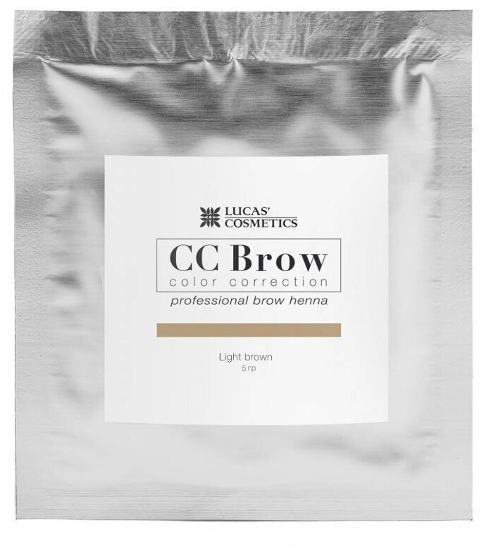 Хна для бровей (light brown) в саше (светло-коричневый), 5 гр