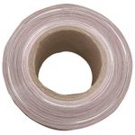 Лента оградительная сигнальная красно-белая 75 мм х 250 м, СТАНДАРТ, полиэтилен, ЛО 250/75