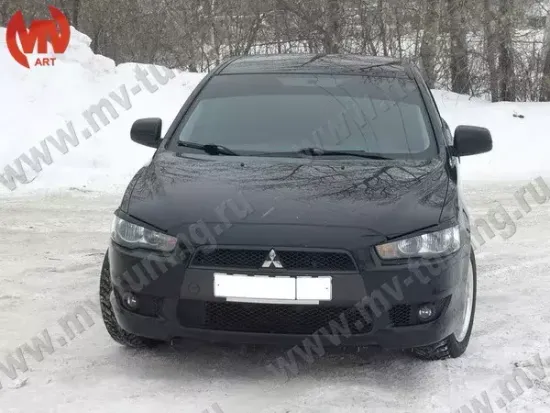 Реснички на фары для Mitsubishi Lancer 10