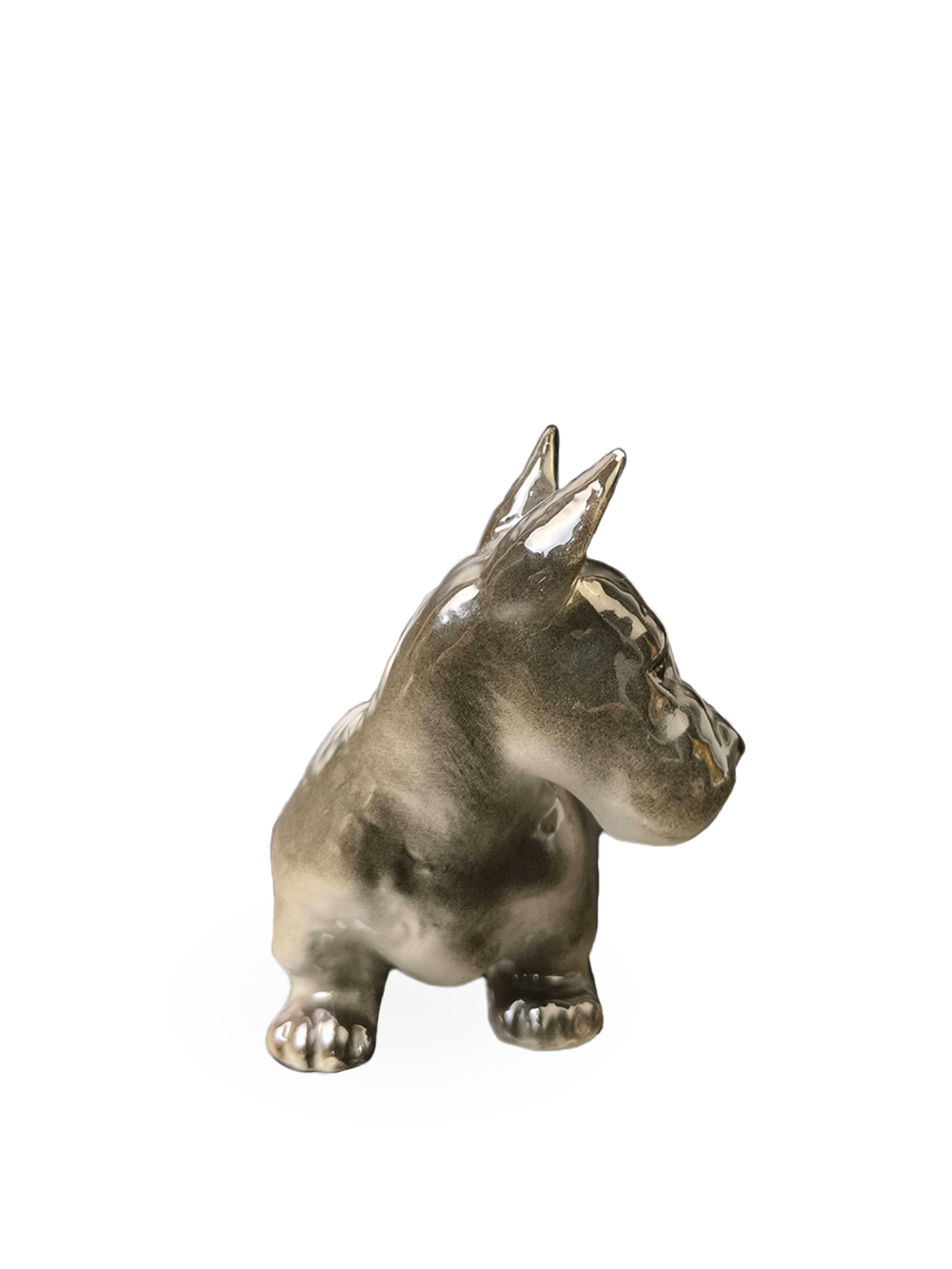 Фарфоровая статуэтка "Скотч-терьер" ЛФЗ