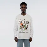 Лонгслив Dissident Supertramp белый