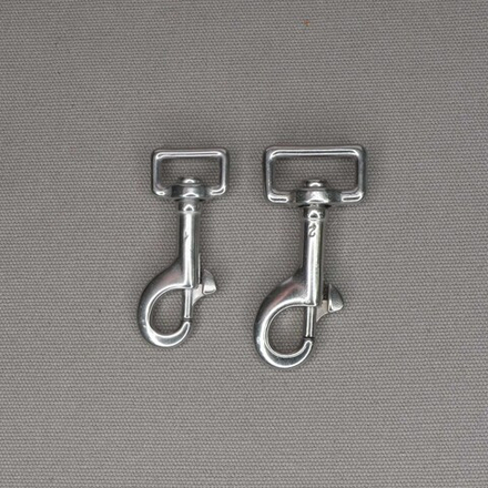 Карабин нерж. сталь 17/23мм