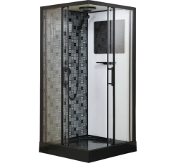 Душевая кабина Esbano (Эсбано) ESB-100CKR, с низким поддоном, 100х100х210