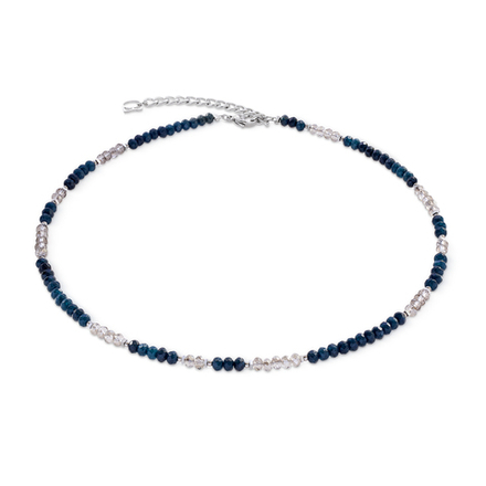 Колье Coeur de Lion Blue-Silver 2043/10-0717