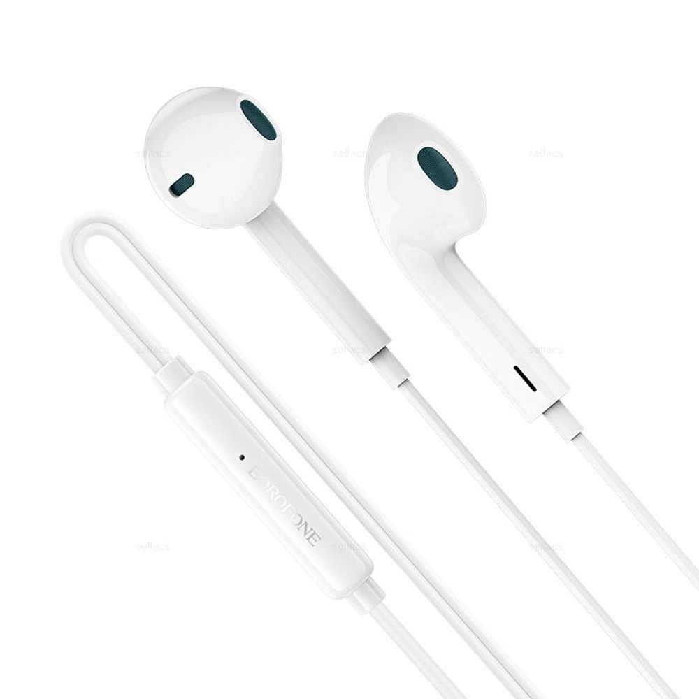 Проводные наушники Borofone для Type-C BM100 (white)