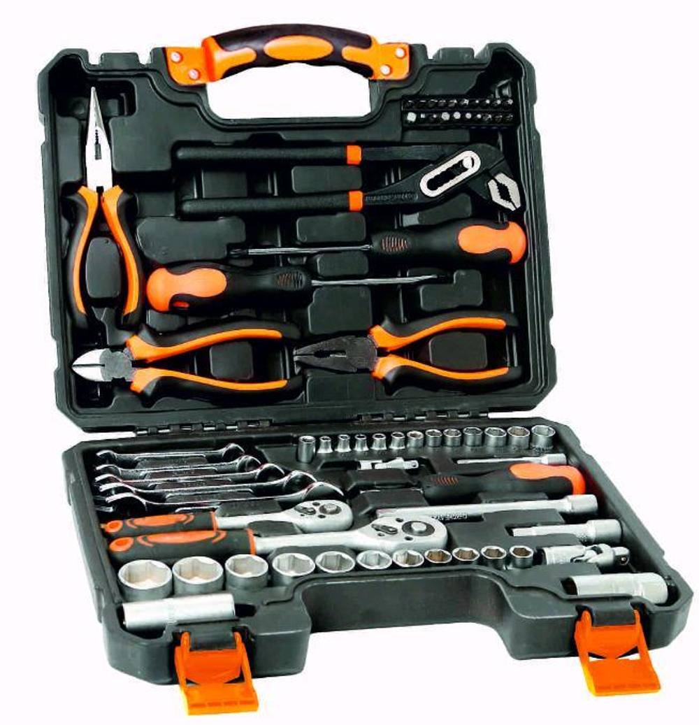 Набор инструментов MaxPiler ( 65 предметов, 3/8'' и 1/4'', CrV)