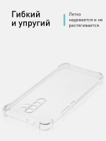 Чехол ROSCO для Xiaomi Redmi 9 оптом (арт. XM-R9-HARD-TPU-TRANSPARENT)