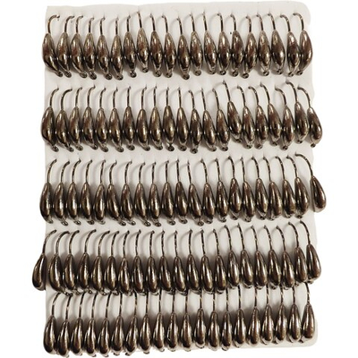 Мормышки вольфрамовые №3 Банан, цвет серый, 0,85 гр.( набор 10 штук) цена указана за 1 штук