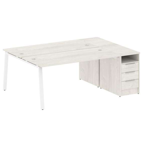 Метал Систем Рабочая станция с тумбой на А-образном м/к БА.РС-СТП-2.4