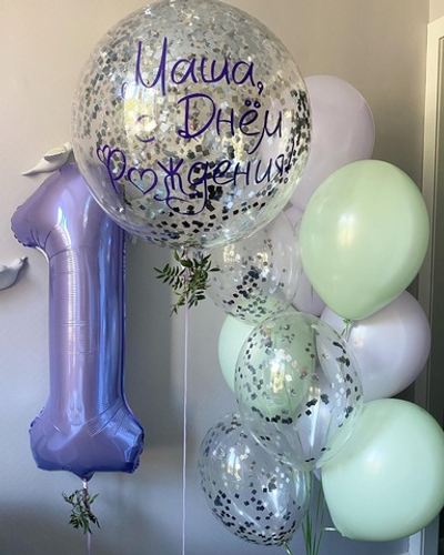 Набор шаров на годик №29