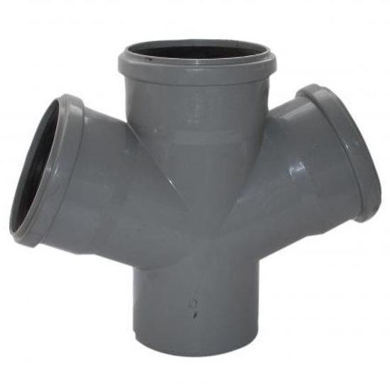 Крестовина Sinikon Standart 50x50x50 мм 87° серая одноплоскостная (арт. 506003.R)